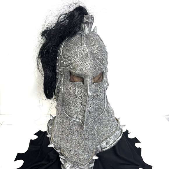 Faux Metal Knight Mask Medieval Renaissance Easter Unlimited Y2K Vintage - Picture 1 of 15